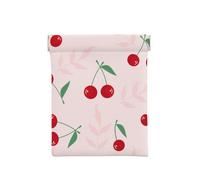Foglia Di Ciliegio Rosso Rosa, Spremere il portafoglio superiore da donna Borsa portaoggetti Piccola portamonete Portamonete