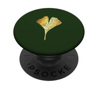 Foglia di Gingko (Giallo Vintage) Gingko PopSockets PopGrip Adesivo