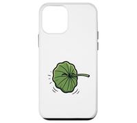 Foglia di loto divertente maschera fumetto pianta di loto Custodia per iPhone 12 mini