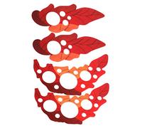 Foglia D'uva Rossa Battipenna per Chitarra 41 Pollici Acustica | PVC Autoadesivo, 2 Set Inclusi, Durezza Moderata, Forma Decorativa, per Montaggio Semplice