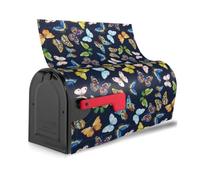 foglia farfalla colorata Stampa Riutilizzabile Copertura Della Cassetta Postale Impermeabile Decorazione Magnetica Protezione Solare Unico