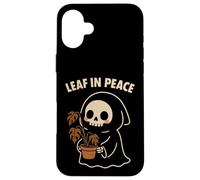 Foglia in pace RIP Monstera Pianta da appartamento Custodia per iPhone 16 Plus