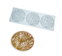 Foglia Ramo Modello Lacci Mat Torta Fondenti Pasticceria Silicone Stampi Fondenti Impressione Torta Decorazione Forniture Foglia Ramo Modello Lacci Candy Resistenza al Calore Silicone