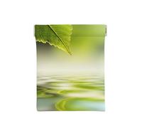 Foglia Verde Che Riflette Nell'acqua Del Fiume, Spremere il portafoglio superiore da donna Borsa portaoggetti Piccola portamonete Portamonete