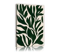Foglia Verde Tela Arte Della Parete Stampe Botaniche Natura Minimalista Opera d'Arte Moderna Tela Poster per Soggiorno Camera Da Letto Home Decor 80x120cm Innerframe
