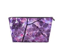 Foglia Viola, Borsa da toilette Borsa per trucco Borsa per cosmetici Borsa da toilette da viaggio portatile