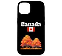 Fogliame autunnale canadese Foglie autunnali bandiera del Canada souvenir Custodia per iPhone 13