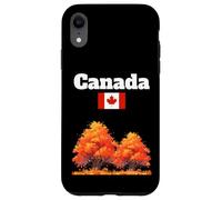 Fogliame autunnale canadese Foglie autunnali bandiera del Canada souvenir Custodia per iPhone XR