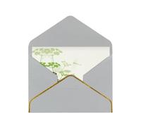 Fogliame ed erbe con libellule alate biglietti vuoti con buste, biglietti di auguri singoli con buste, inviare ad un caro amico