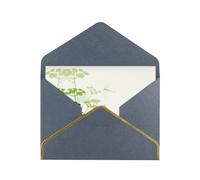 Fogliame ed erbe con libellule alate biglietti vuoti con buste, biglietti di auguri singoli con buste, inviare ad un caro amico