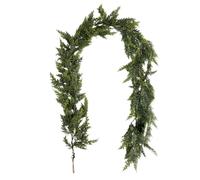 Foglie artificiali di pino e cipresso 180 cm con rattan per decorazione mensola