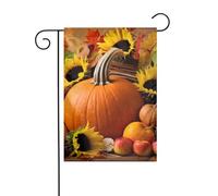 Foglie autunnali Buon Giorno del Ringraziamento Zucca Pasqua Bandiera da giardino Bandiere da giardino primaverile Bandiere da giardino per il giorno di San Patrizio Decorazioni per esterni 12 pollici