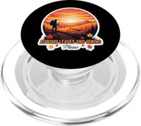Foglie autunnali e escursioni per favore autunno amante escursionista vintage PopSockets PopGrip per MagSafe