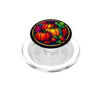 Foglie autunnali modello zucca autunno foglie di colore PopSockets PopGrip per MagSafe