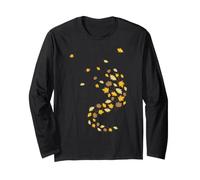 Foglie Autunnali nel Vento Maglia a Manica