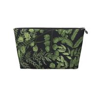 Foglie botaniche, Borsa da toilette Borsa per trucco Borsa per cosmetici Borsa da toilette da viaggio portatile