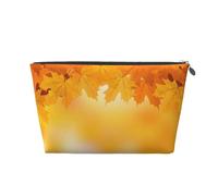 Foglie d'autunno, Borsa da toilette Borsa per trucco Borsa per cosmetici Borsa da toilette da viaggio portatile