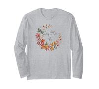 Foglie d'Autunno Divertente Gioco di Parole Maglia a Manica