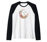 Foglie d'Autunno Divertente Gioco di Parole Maglia con Maniche Raglan