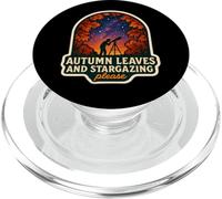 Foglie d'autunno e osservazione delle stelle per favore autunno amante astronomia PopSockets PopGrip per MagSafe