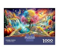 Foglie di acero 1000 Pezzi Insieme Di Puzzle Complesso Per Sfida Estremamente Difficile Mondo fantasia libro adattato Per Dopo La Scuola E Puzzle Meglio Classificati 52x38cm/1000pcs