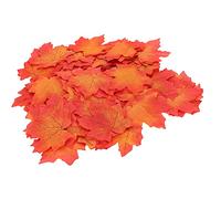 Foglie di Acero Artificiale da 100 Pezzi/borsa Foglie di Acero Artificiale per il Ringraziamento Autumn Leaf W Party Table Caspite e giallo. Trasforma Spazio le Tue Foglie con Quello e (Verde (rosso