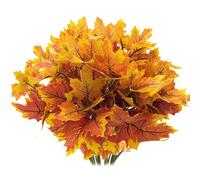 Foglie di Acero Artificiali Rami D'Autunno 20 Fasci Decorazioni Autunnali V1818