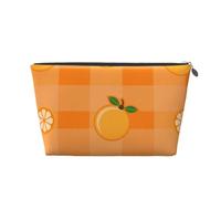 Foglie Di Arancia E Arancione, Borsa da toilette Borsa per trucco Borsa per cosmetici Borsa da toilette da viaggio portatile