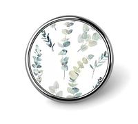 Foglie di eucalipto 2 spille personalizzate per zaini Spilla da bavero alla moda per abiti Carino cappello spille per donne uomini divertente borsa distintivo pin cool spille vintage per matrimonio