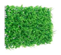 Foglie di felce frangivista 6 pezzi 40 x 60 cm plastica verde pervinca - Recinzione da giardino naturale per terrazza e balcone, resistente al vento e ai raggi UV