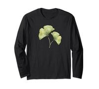Foglie di Ginkgo biloba Maglia a Manica
