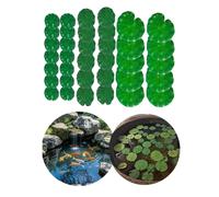 Foglie di Loto Artificiali Galleggianti per Giardini Acquatici per Laghetti e Ac