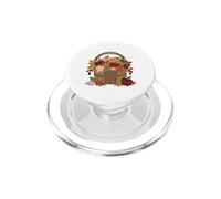 Foglie di mele patchwork del cesto del raccolto autunnale PopSockets PopGrip per MagSafe