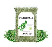 Foglie di Moringa 200gr - Tè di Moringa - Moringa Essiccate - Infuso di Moringa - Moringa Sfuso (200 gr)