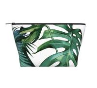 Foglie di palma fiorenti, Borsa da toilette Borsa per trucco Borsa per cosmetici Borsa da toilette da viaggio portatile