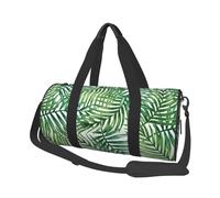 Foglie di palma tropicale stampate, Borsone da viaggio di grande capacità Borsa rotonda Borsa da viaggio sportiva Borsa da viaggio Borsa da fitness