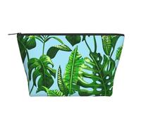 Foglie di palma tropicali, Borsa da toilette Borsa per trucco Borsa per cosmetici Borsa da toilette da viaggio portatile