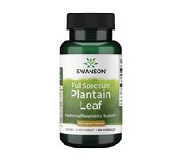Foglie di piantaggine Swanson, 400 mg (60 capsule)