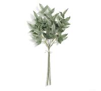 Foglie di seta per la decorazione di casa e ufficio, non tossiche, allergiche e resistenti all'ambiente (apogone verde)