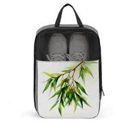Foglie di un albero sempreverde, borsa per scarpe da viaggio, uso quotidiano, anti-polvere, porta scarpe da golf