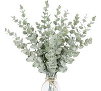 Foglie e fiori di eucalipto artificiale, adatti for la decorazione della casa dell'ufficio, decorazioni for matrimoni(18 pieces)