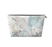 Foglie grigie di menta, Borsa da toilette Borsa per trucco Borsa per cosmetici Borsa da toilette da viaggio portatile