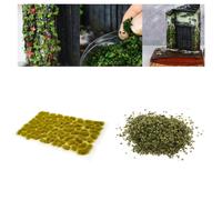 Foglie In Miniatura Realistiche, Grappoli Di Mini Erbe Per Il Layout Del Modello