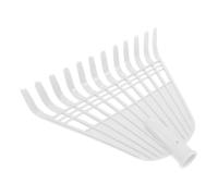 Foglie in Plastica PP Bianco 12 Denti per Giardino | Leggero, per Foglie e Grano, Adatto a Cortile Esterno e Giardinaggio, Gestisce Secca e Aghi