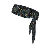 Foglie in The Dark - Fascia per capelli sportiva, assorbe il sudore, unisex, adatta per viaggi all'aperto e vari sport.
