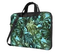 Foglie tropicali E Piante Modello Laptop Bag Laptop Case 15.6 Pollice Borse Del Computer Imbottito Della Copertura Del Manicotto