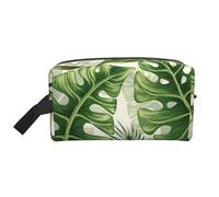 Foglie tropicali verde estate, Borsa per il trucco Borsa per cosmetici Borsa da viaggio portatile da viaggio Borsa per trucco Organizer