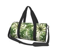 Foglie tropicali verde estate, Borsone da viaggio di grande capacità Borsa rotonda Borsa da viaggio sportiva Borsa da viaggio Borsa da fitness