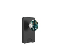 Foglie tropicali Verde Foresta PopSockets PopWallet per MagSafe