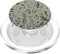 Foglie Verde Floreale Fiore Margherita Fior Motivo Stampa PopSockets PopGrip per MagSafe